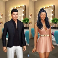 'Celebrity Crush' and 'Celebrity Chic' Outfits (M3, F2)