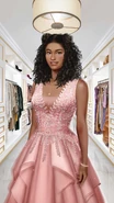 Female Twin Face 4 Prom Dress Full View