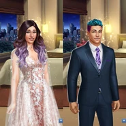 'Gala Gorgeous' and 'Prince Charming' Outfits (F3, M2)