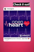 IG Announcement of Open Heart