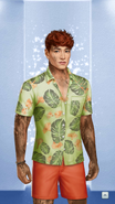 'Get Him to the Tropics' Outfit Covered with Mud