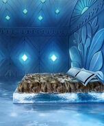 Room in ice palace