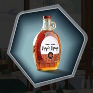 Bottle maple syrup