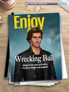 Male Raleigh on Enjoy Weekly Magazine Cover