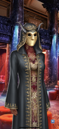 'Robes of Elegance' Outfit with Gold Mask