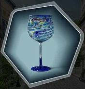 Hand-Blown Wine Glass