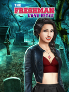 Kaitlyn on the cover of The Freshman: Love Bites