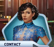 As 'Contact' before introducing herself