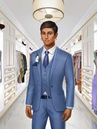 Male Twin Face 2 Prom Suit Full View