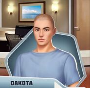 Weh Dakota m4 shaved head hospital gown