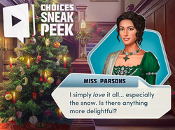 Choices on X: Dash through the snow with your beloved in Desire