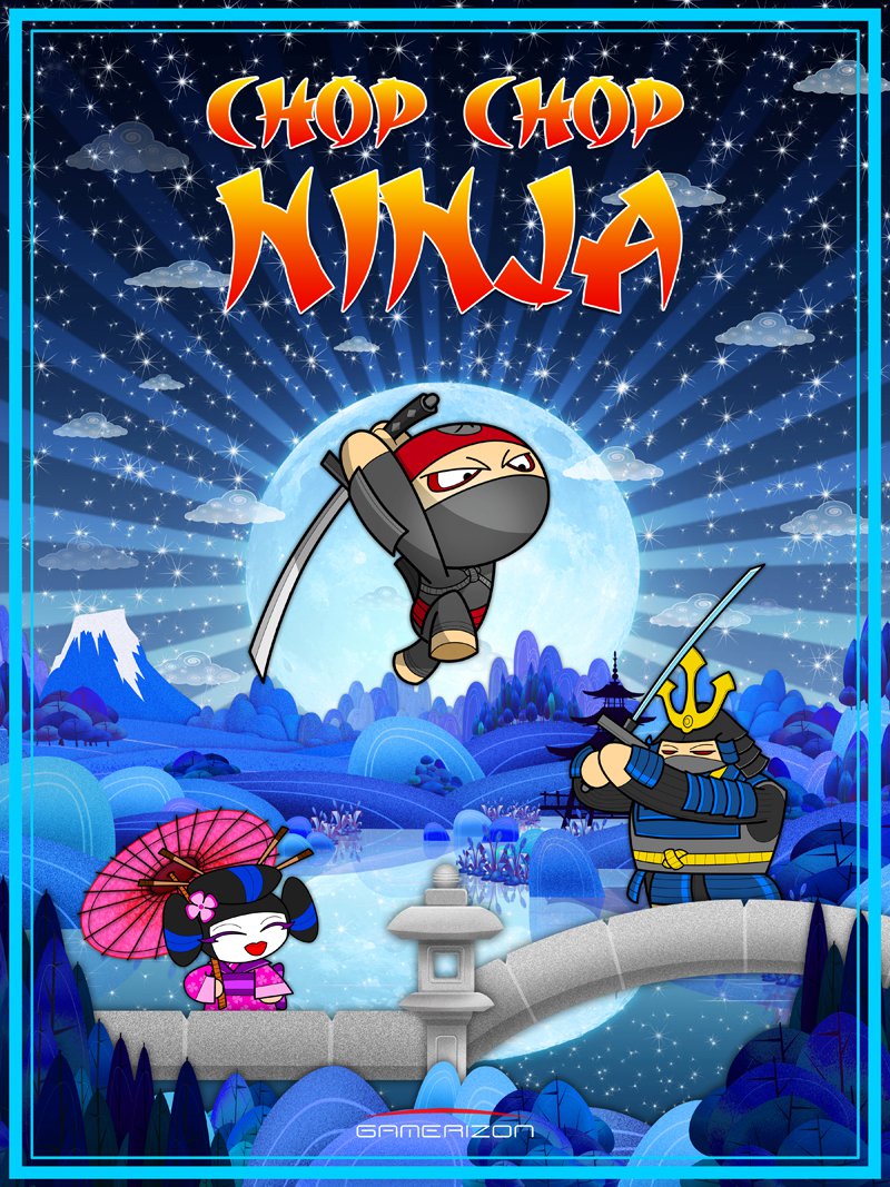 Ninja Chop Wood: Test your speed & reflex game by Teoh Wye Shan