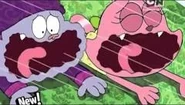 Screaming.jpg (17 KB) Chowder and panini screaming while the giant mixer bowl is flying in the air