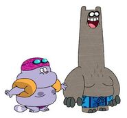 How Schnitzel and Chowder appear in this episode