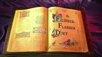 The Flibber Flabber Diet Titlecard