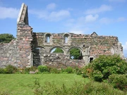 Ruins of a former nunnery in 