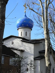 Construction of the Cathedral of the Dormition of the Most-Holy Mother of God and the Holy Royal Martyrs (), in , commenced in 1997 in traditional Russian architectural style.