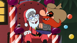 Bugs as Santa