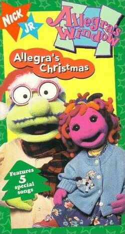The cover for the series' "Allegra's Christmas" VHS (10/1/96)