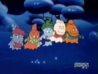 The five Ghosts (from left to right) - Sue, Blinky, Inky, Pinky, and Clyde.