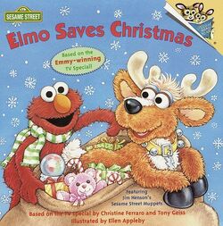 Elmo Saves Christmas book