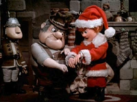 ...while the Burgermeister springs a trap on Kris.