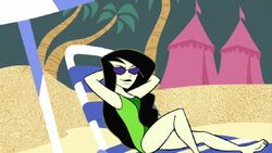 Shego in a swimsuit