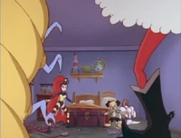 ...only to find the heroes waiting to ambush them.