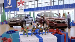 Raphael and his brothers in their "Happy Honda Days" commercial.