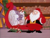Santa receives Jeremy's letter.