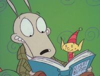 Rocko reads The Night Before Christmas