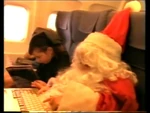 Santa-eatingontheplane