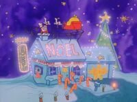 Jon's house as it appears in Garfield's dream sequence.