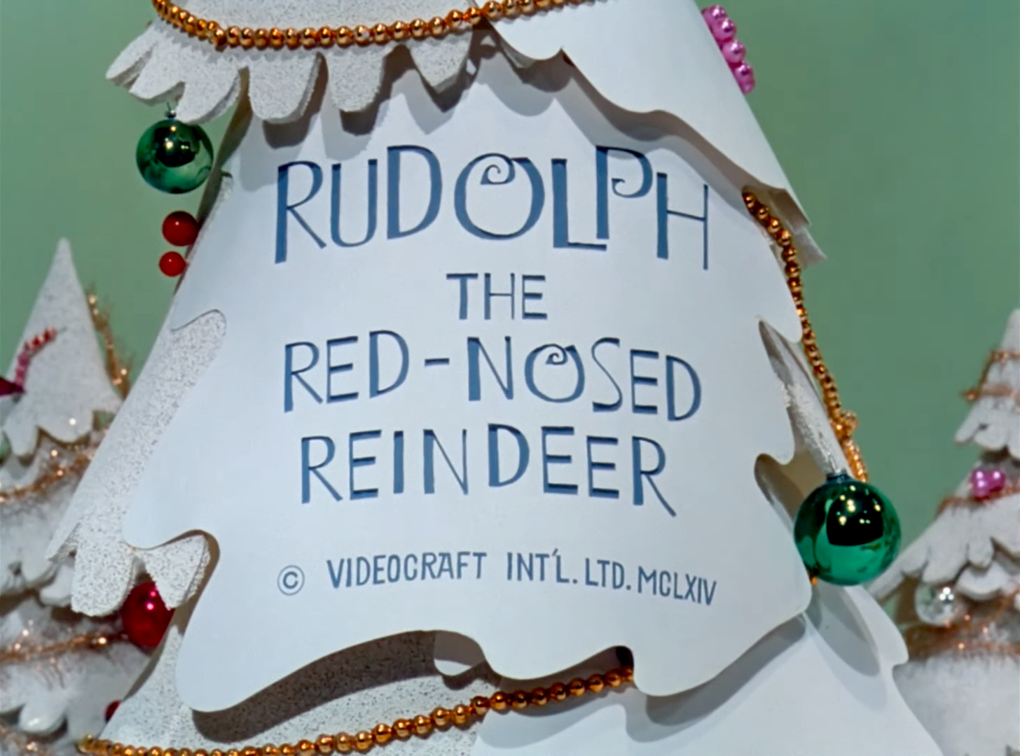 1964 rudolph the red nosed reindeer poster