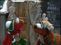 Luckily, Elmo remembers they can go back in the sleigh...