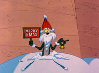 Wile E. As Santa Claus