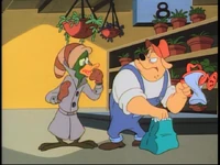 This customer steals the watering can Bushroot was going to buy.