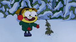 Cricket finds a tiny tree