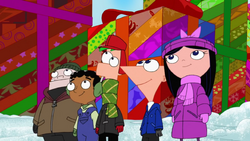 PnF and friends at Christmastime