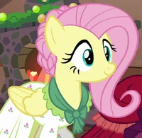 Fluttershy as Flutterholly in "A Hearth's Warming Tail"