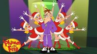 I Really Don't Hate Christmas Music Video Phineas and Ferb Disney XD