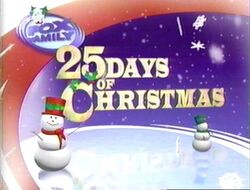 25 Days Of Christmas Christmas Specials Wiki Fandom