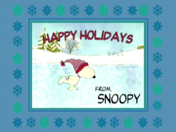 Happy Holidays from Snoopy