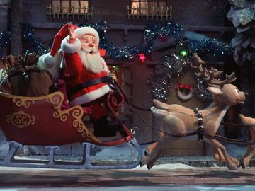 Here come santa claus top