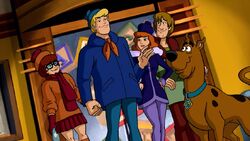 The Scooby gang in Haunted Holidays