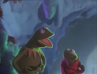 Kermit and Robin exploring Fraggle Rock.