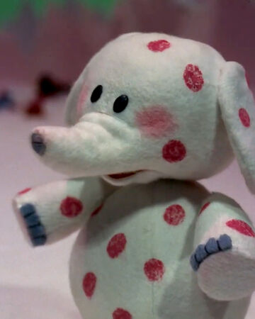 polka dot elephant stuffed animal from rudolph