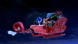 Team Sonic subbing for Santa