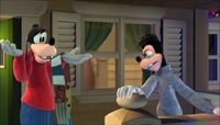 Goofy and Max in CGI.