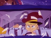 Stoney drives Mr. Slate to Fred's house...